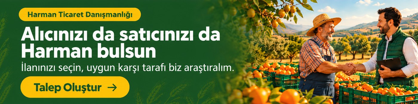 Harman Ticaret Danışmanlığı. Alıcınızı da satıcınızı da Harman bulsun. İlanınızı seçin, uygun karşı tarafı biz araştıralım. Talep Oluştur